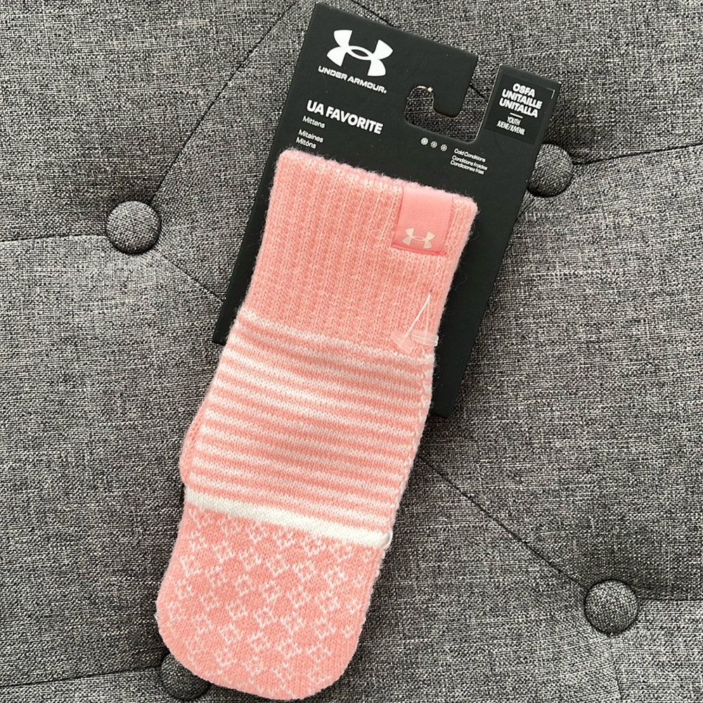 🆕 UNDER ARMOUR MITTENS FOR LITTLE GIRLS SIZE YOUTH 💖